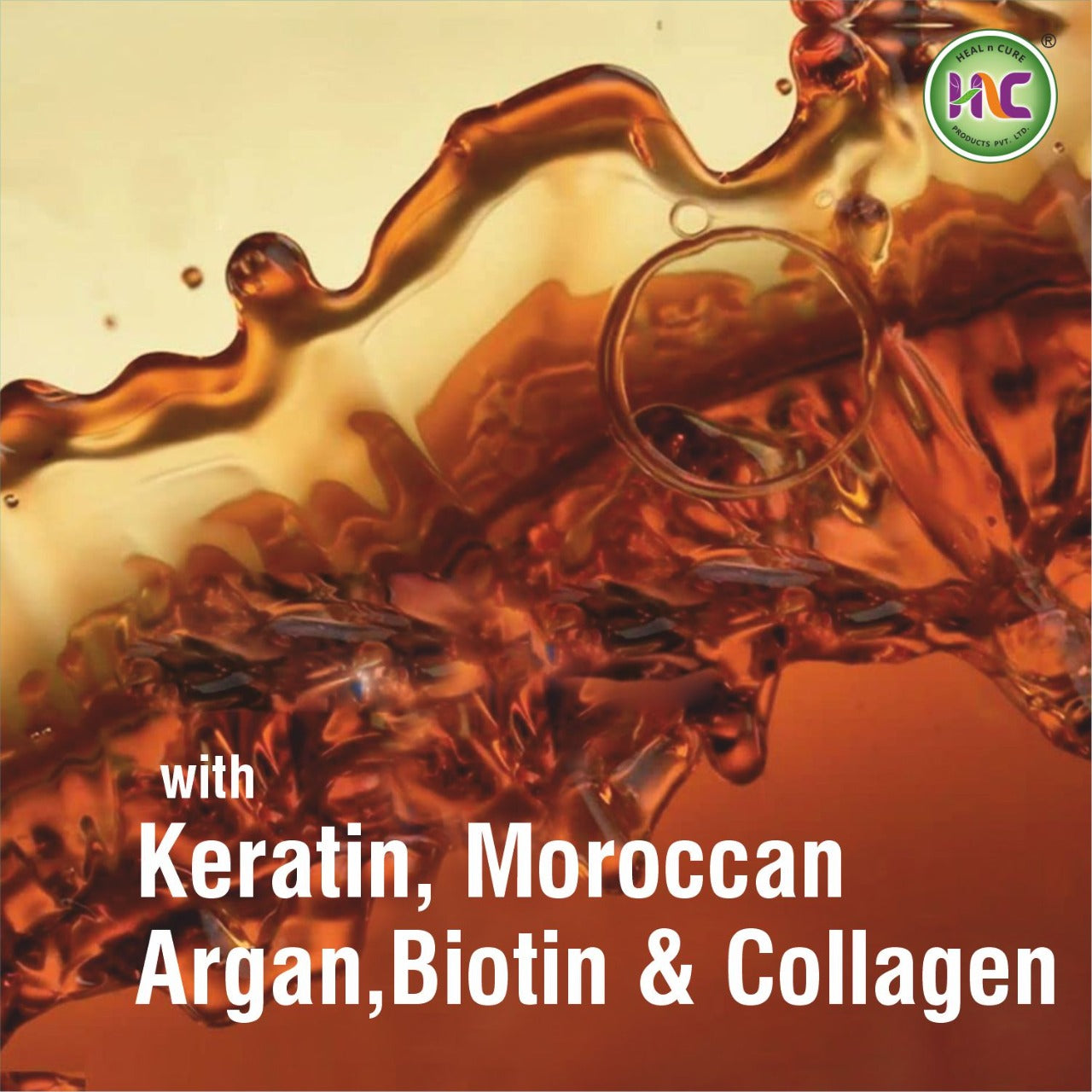 Healncure Routine Keratin Shampoo with Argan, Biotin & Collagen – 200ml