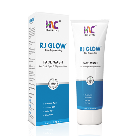 Healncure RJ Glow Skin Rejuvenating Face Wash – Dark Spot & Pigmentation – 70 ml
