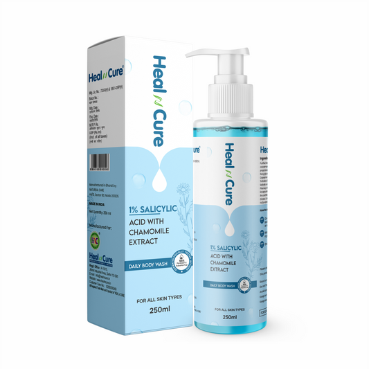 Heal N Cure 1% Salicylic Acid Body Wash with Chamomile Extract