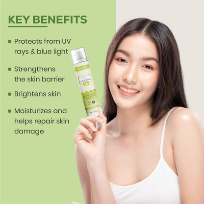 Healncure Hyaluronic Acid & Vitamin E Sunscreen SPF 50 – Broad Spectrum, No White Cast – 50 g