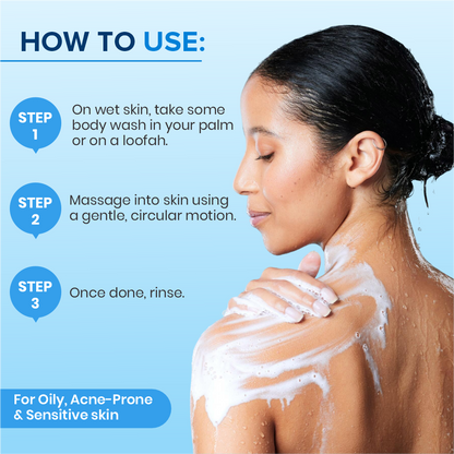 Heal N Cure 1% Salicylic Acid Body Wash with Chamomile Extract