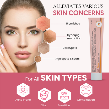 Healncure NG Glow Cream – Skin Brightening & Moisturising (20g)