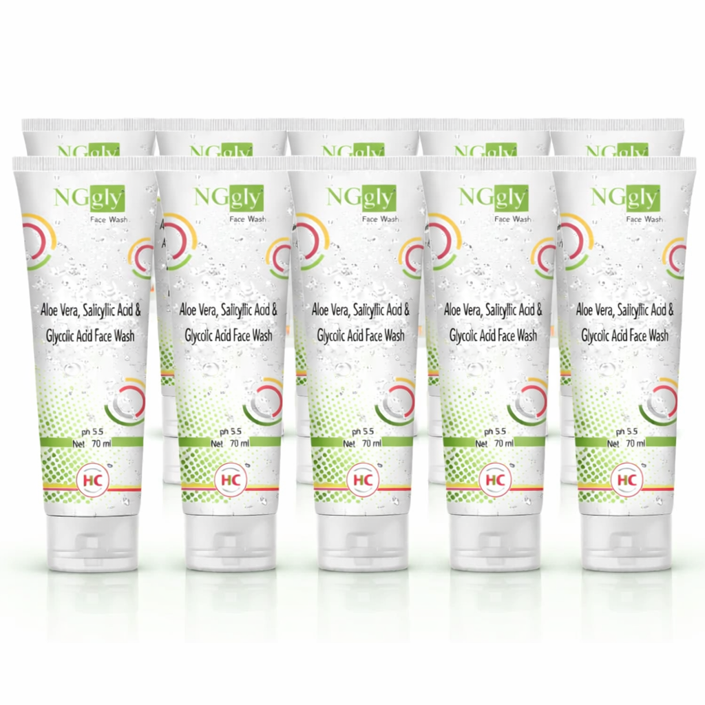 NGgly Face Wash by Healncure | Set of 10 | 70 ml