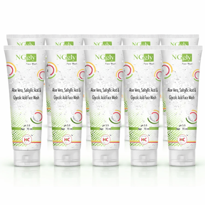 NGgly Face Wash by Healncure | Set of 10 | 70 ml