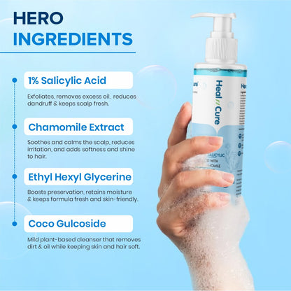 Salicylic Acid Body Wash by Healncure | Chamomile Extract | 250 ml