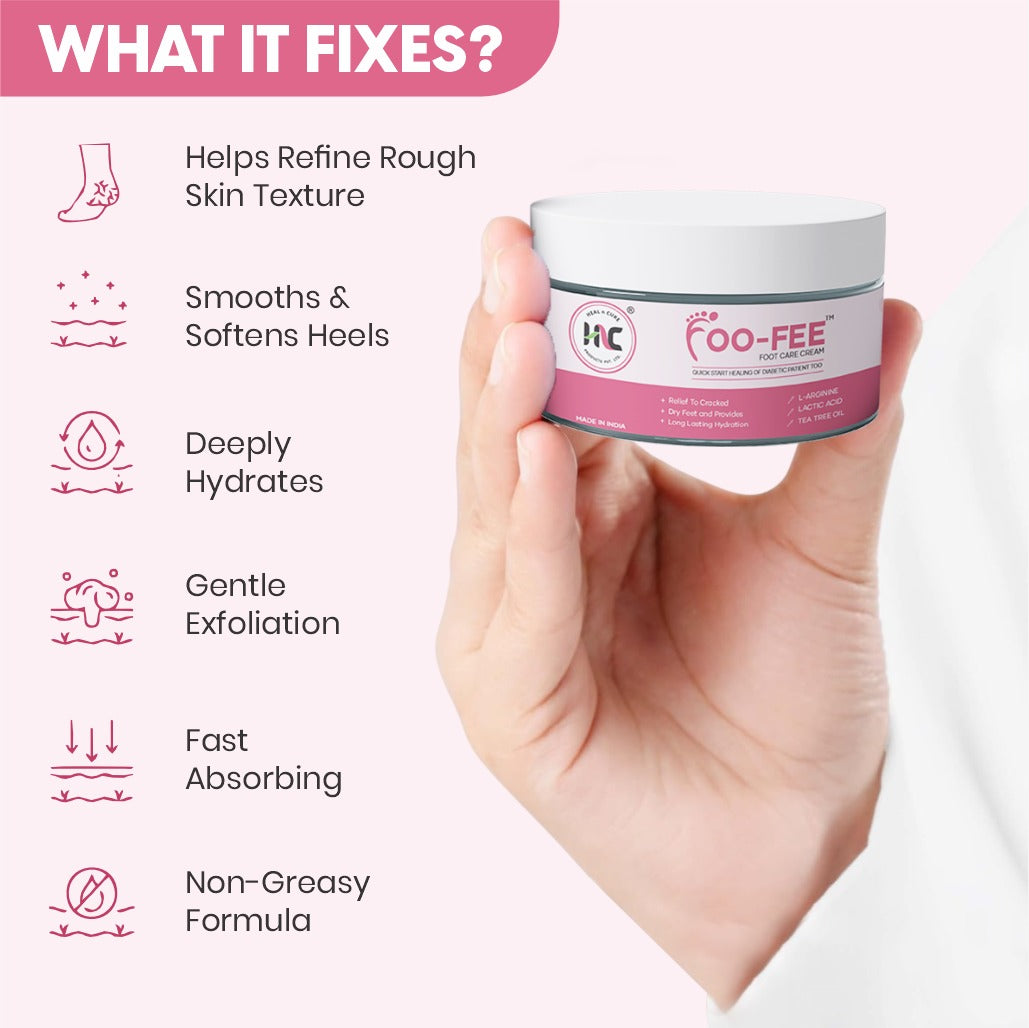 Foo-Fee Foot Care Cream | Cracked Heel Repair | 50 g
